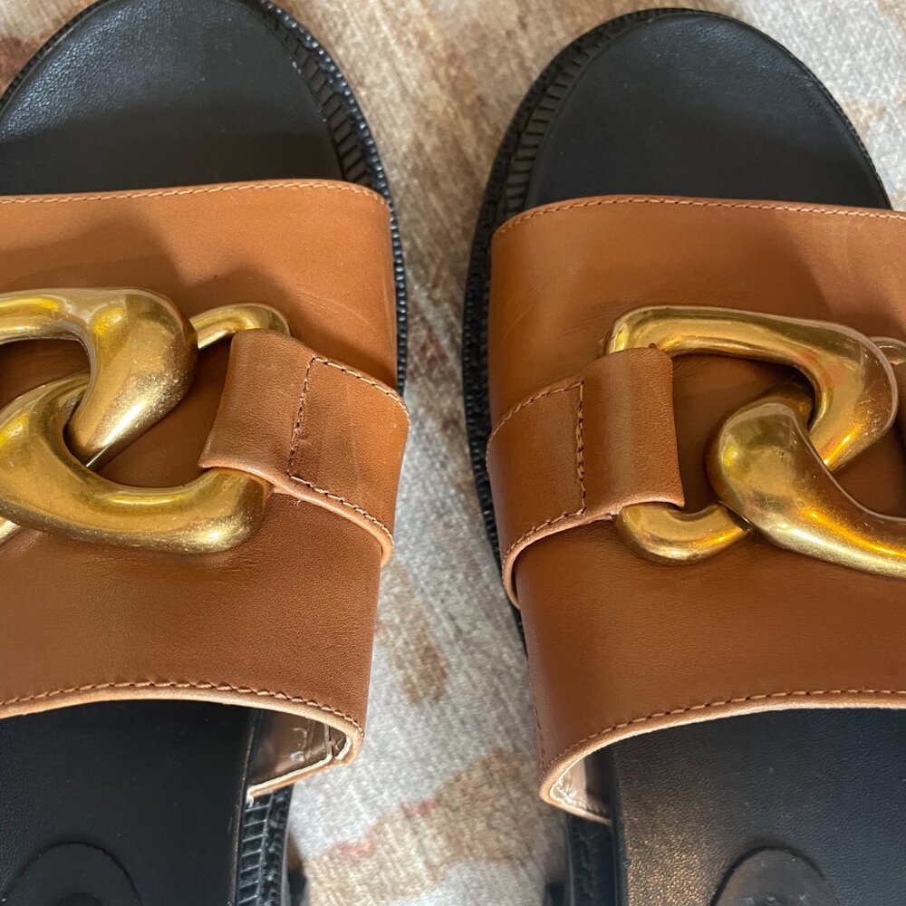 Aerosoles Women's Lima Slide Sandal Camel Size 9M - Picture 4 of 11